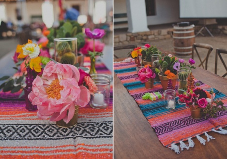 Mexican Themed Wedding Table